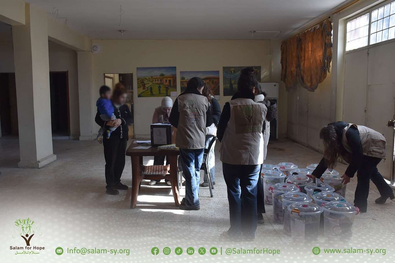 Emergency Distribution of Dignity Kits for IDPs in Hasakah City